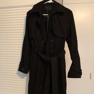 BCBG Maxazria Black trench coat
